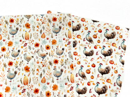 Transfer Sheet for Polymer Clay, Fall Birds