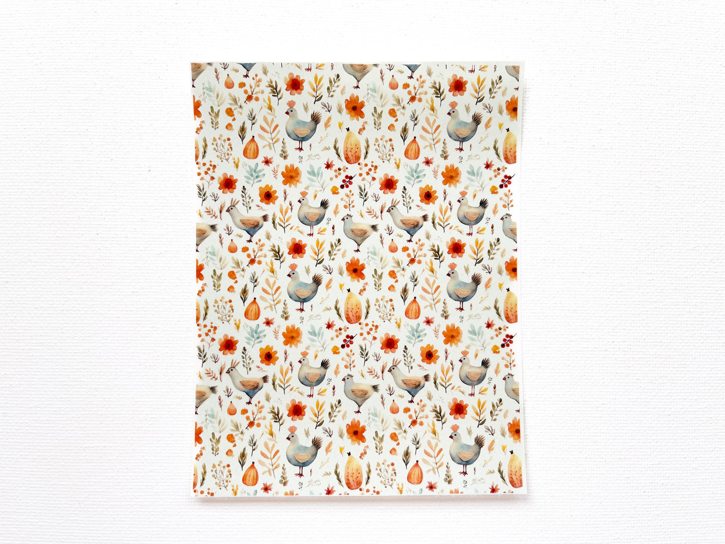 Transfer Sheet for Polymer Clay, Fall Birds