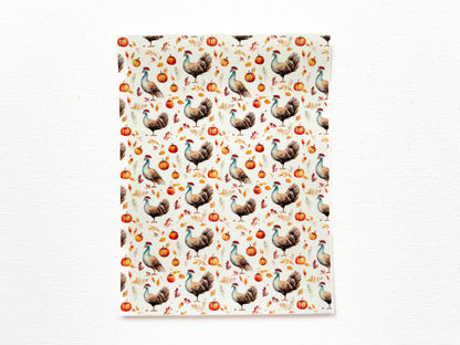 Transfer Sheet for Polymer Clay, Fall Birds