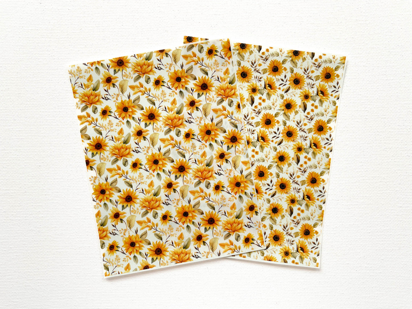 Transfer Sheet for Polymer Clay, Sunflowers #2