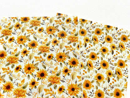 Transfer Sheet for Polymer Clay, Sunflowers #2