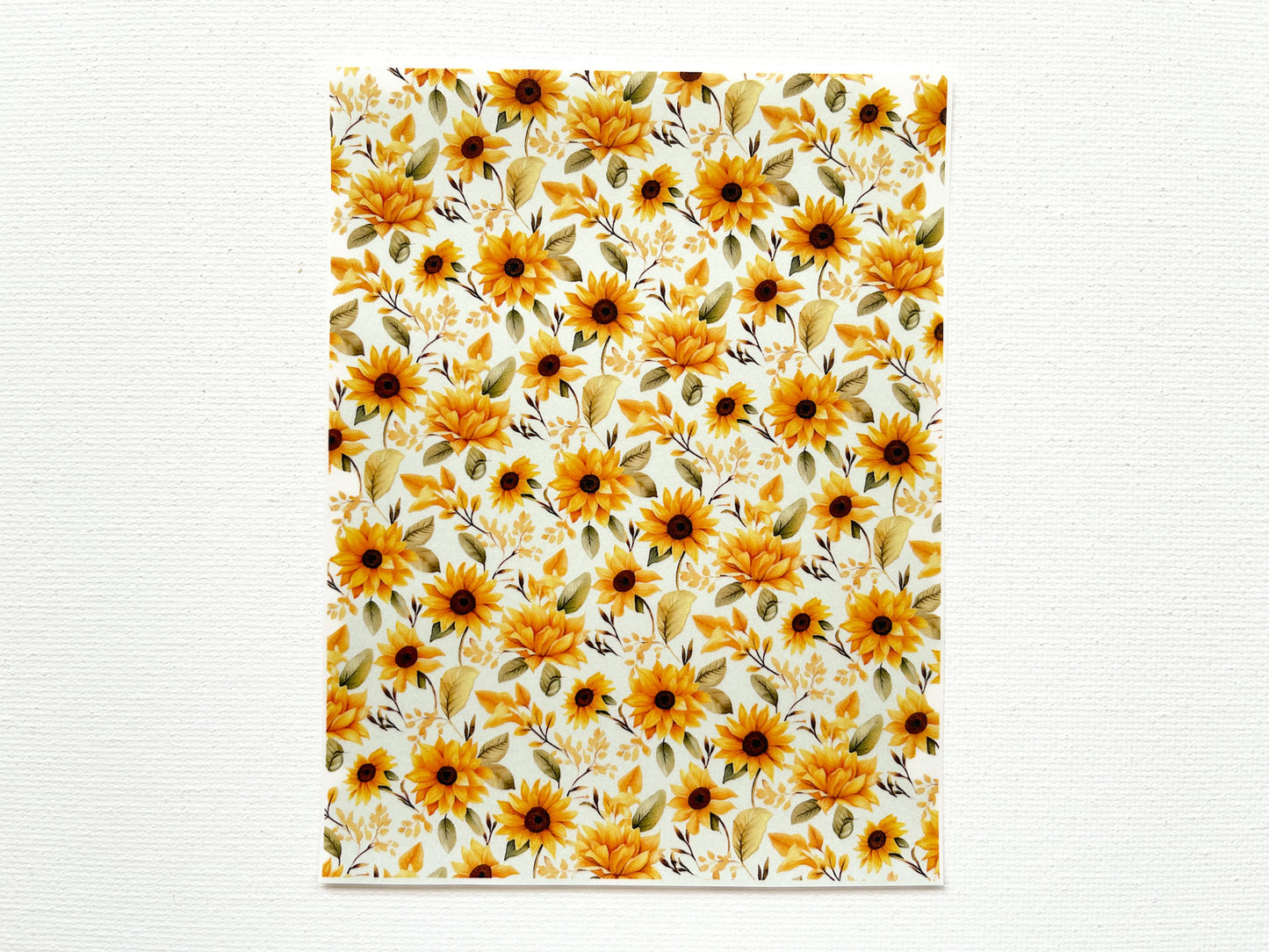 Transfer Sheet for Polymer Clay, Sunflowers #2