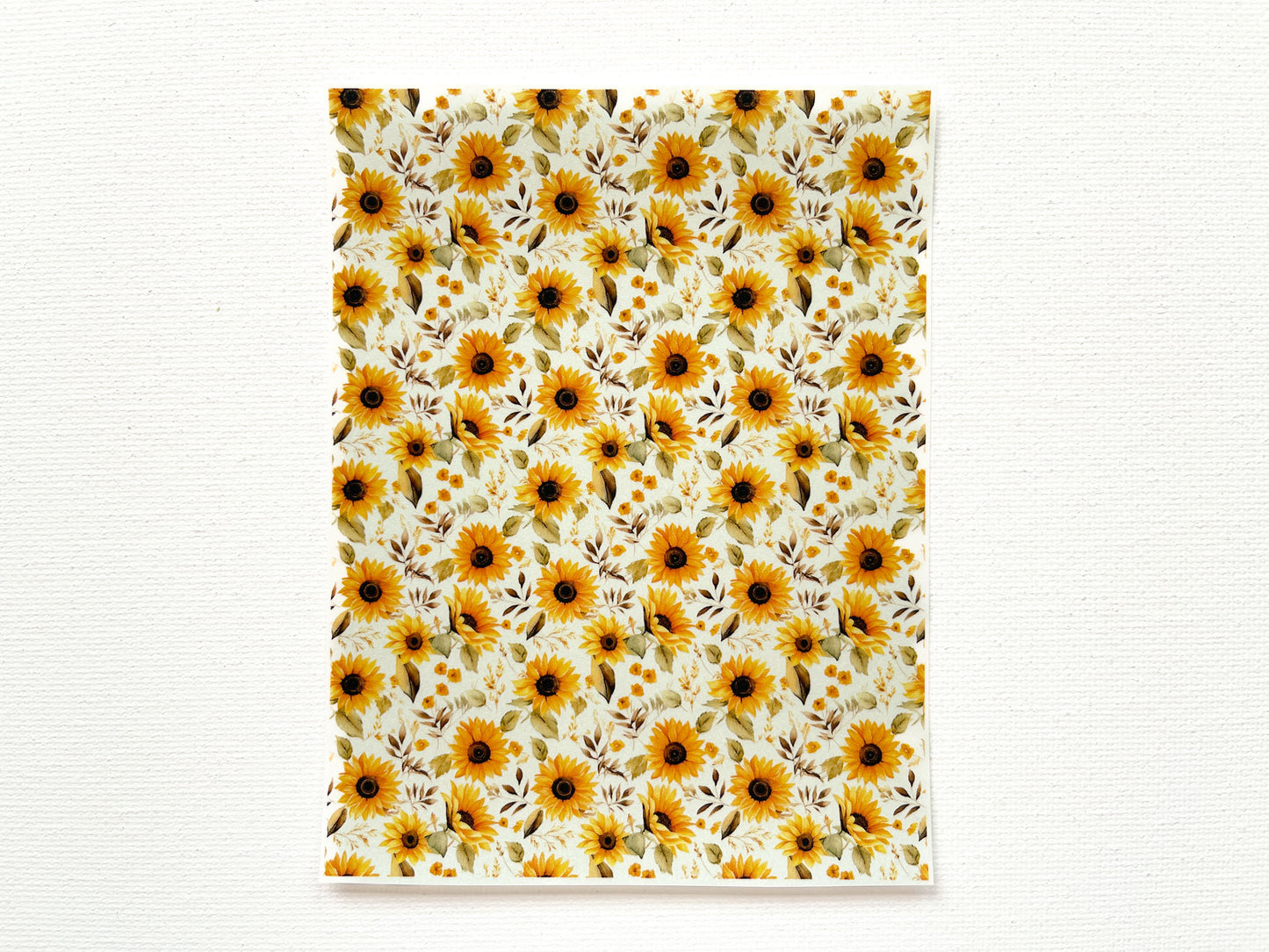 Transfer Sheet for Polymer Clay, Sunflowers #2