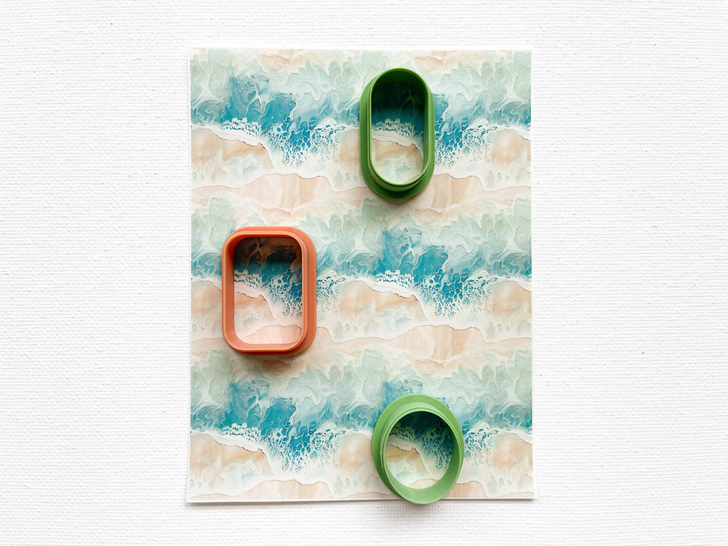 Transfer Sheet for Polymer Clay, Ocean