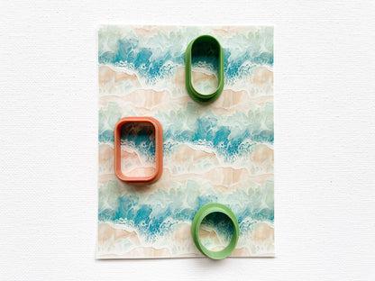 Transfer Sheet for Polymer Clay, Ocean