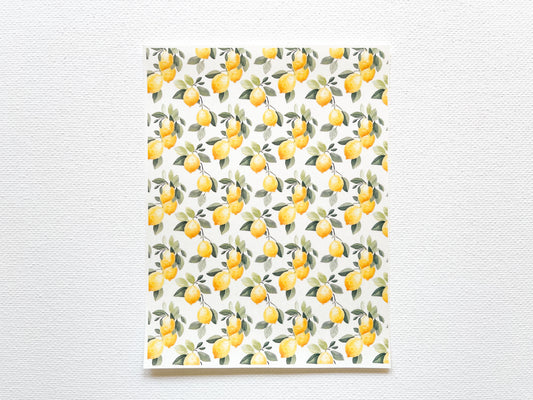Transfer Sheet for Polymer Clay, Water-Soluble Paper, Lemons