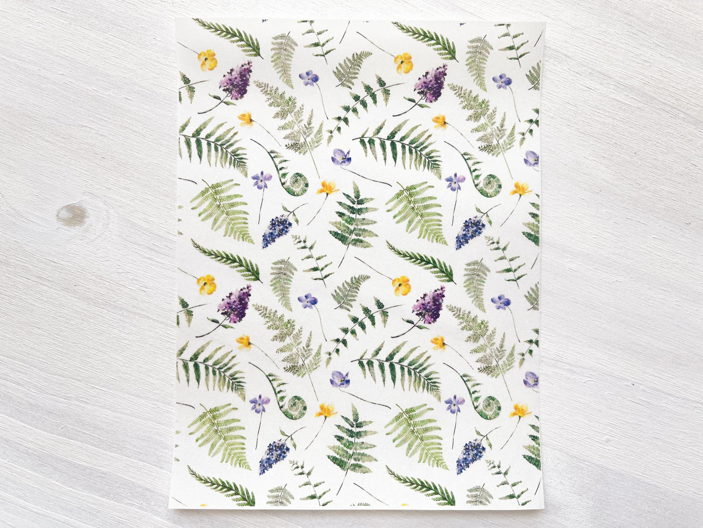 Botanical Polymer Clay Texture Sheet Texture Mat for Polymer Clay