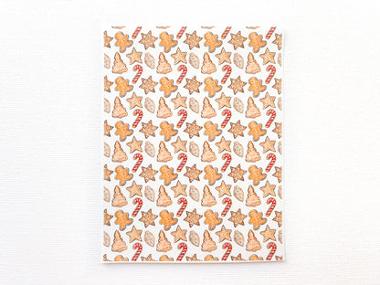 Transfer Sheet for Polymer Clay, Gingerbread Cookies