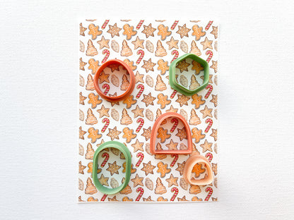 Transfer Sheet for Polymer Clay, Gingerbread Cookies