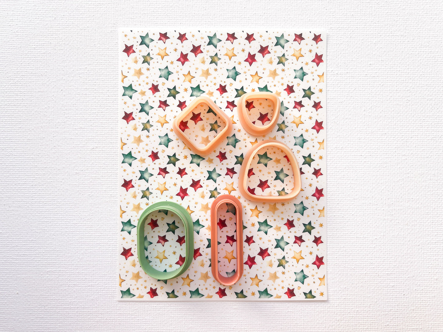 Transfer Sheet for Polymer Clay, Stars