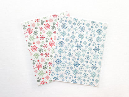 Transfer Sheet for Polymer Clay, Snowflakes