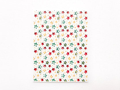Transfer Sheet for Polymer Clay, Stars