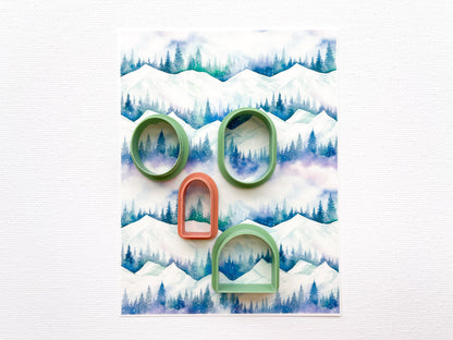 Transfer Sheet for Polymer Clay, Aurora Borealis