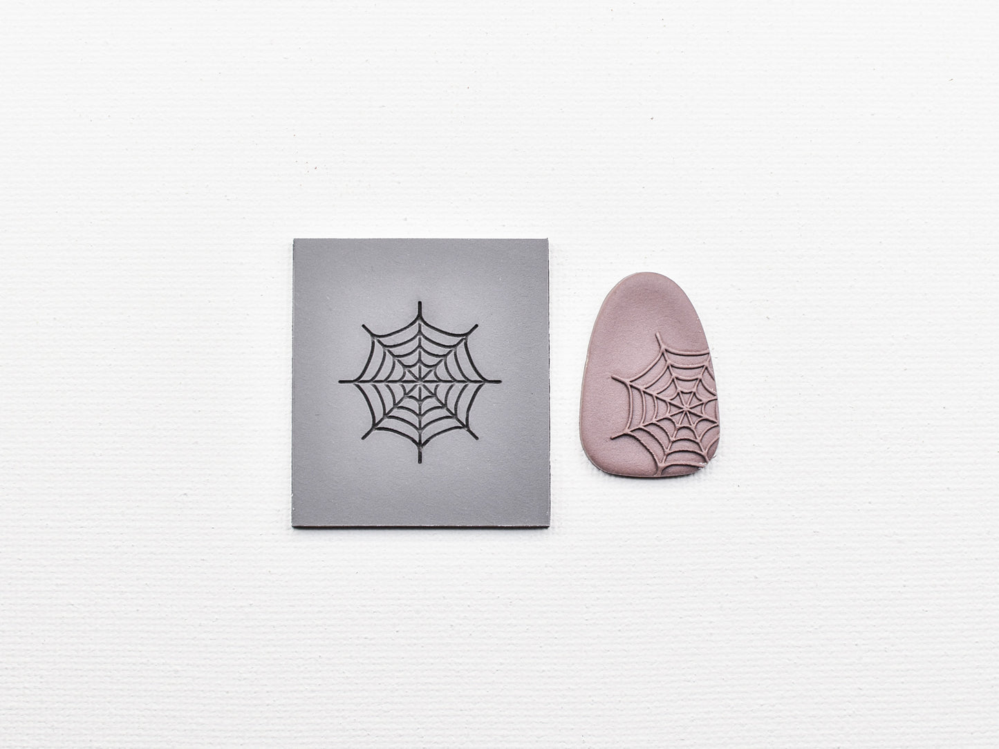 Embossing Texture Mat for Polymer Clay / Spider Web, Ghost, Skeleton Cat