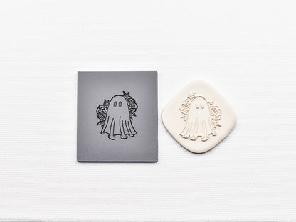 Embossing Texture Mat for Polymer Clay / Spider Web, Ghost, Skeleton Cat
