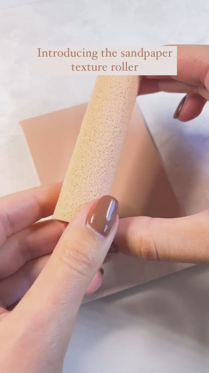 Sandpaper Texture Roller for Polymer Clay