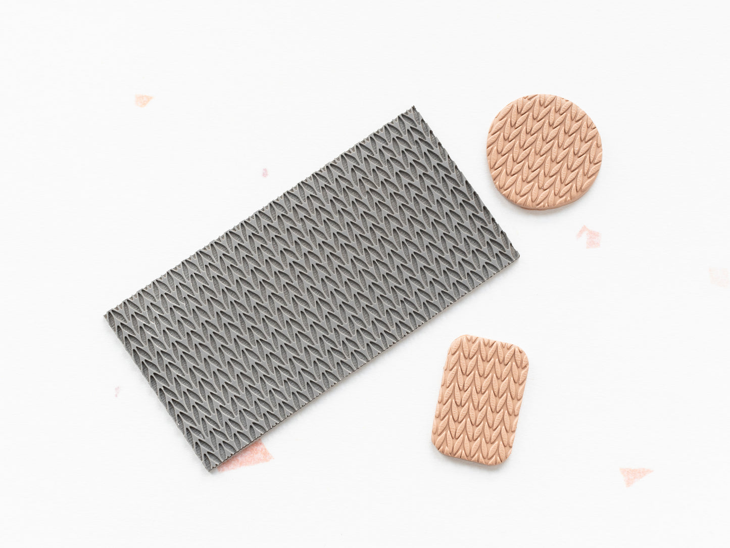 Texture Mat for Polymer Clay, Knit Pattern