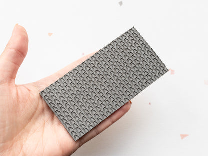 Texture Mat for Polymer Clay, Knit Pattern