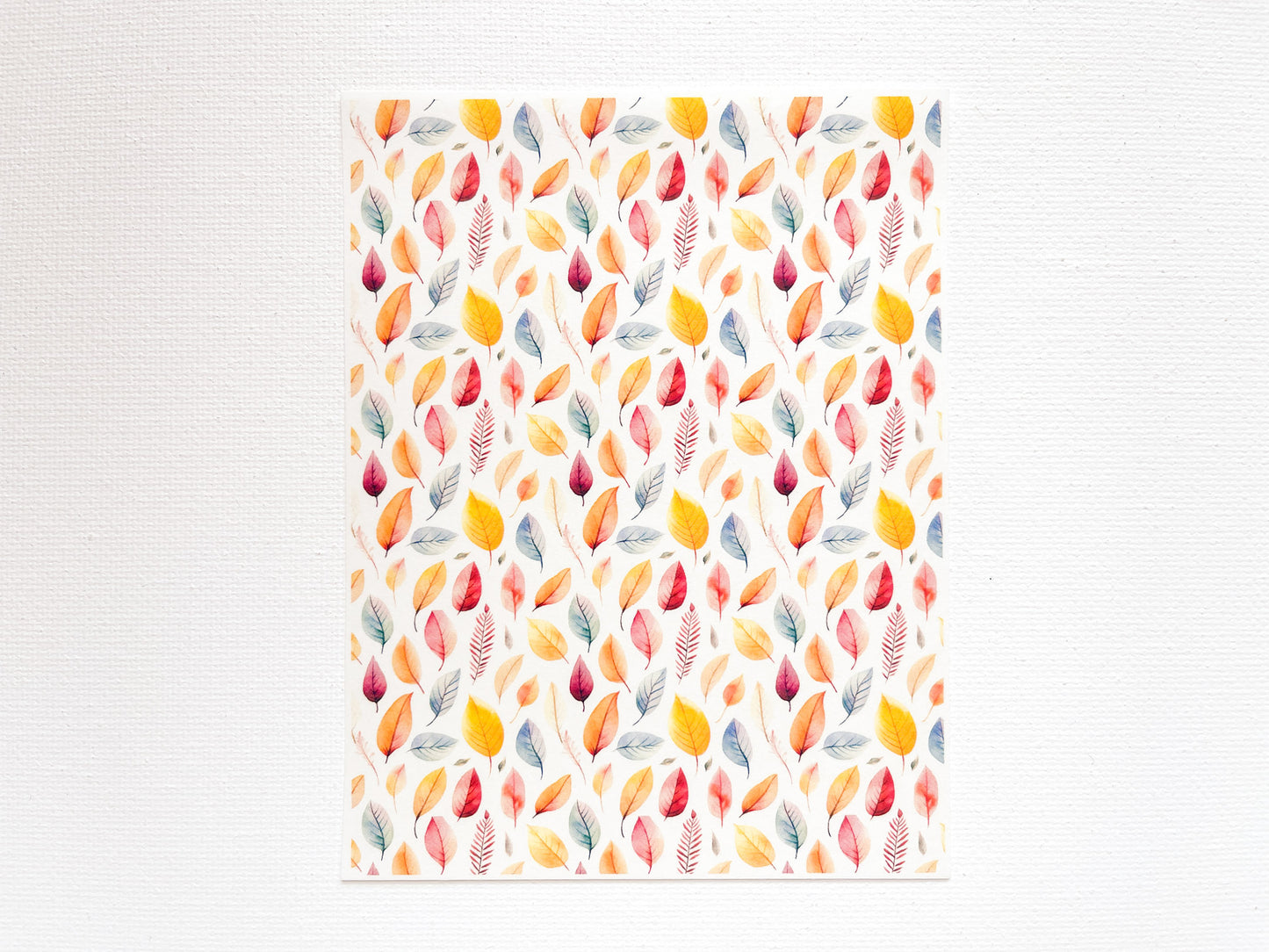 Transfer Sheet for Polymer Clay, Fall Leaves #2