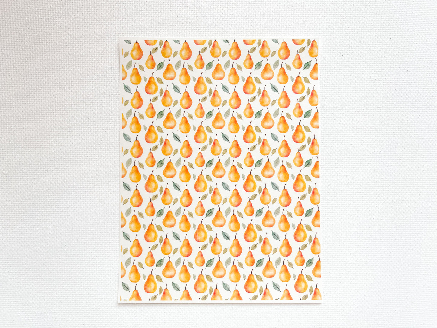 Transfer Sheet for Polymer Clay, Pears