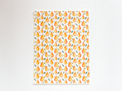 Transfer Sheet for Polymer Clay, Pears