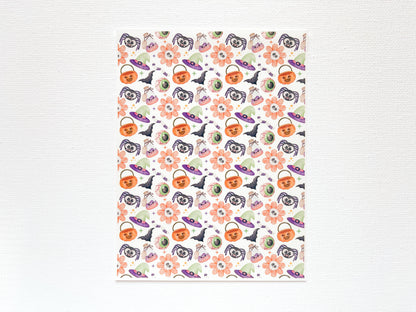 Transfer Sheet for Polymer Clay, Halloween #1