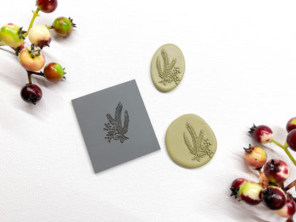 Embossing Texture Mat for Polymer Clay / Holiday Season