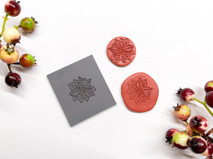 Embossing Texture Mat for Polymer Clay / Holiday Season