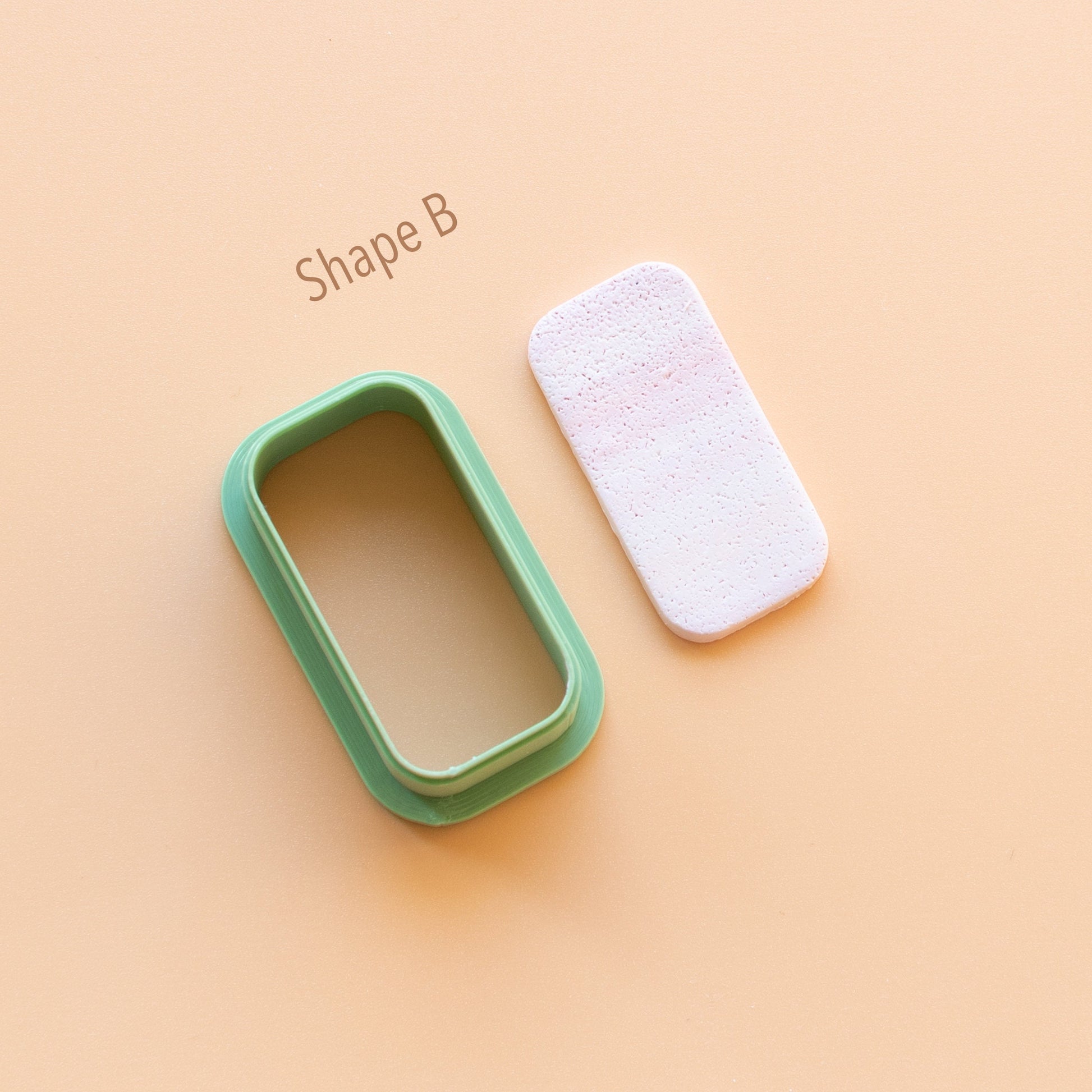 Soft Long Skinny Rectangle Clay Cutter, Tall Rectangle Clay Cutter