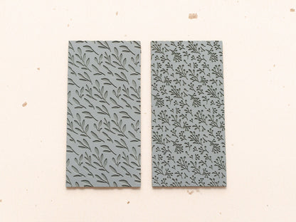 Foliage Pattern Texture Mat for Polymer Clay, Tree Branches and Leaves