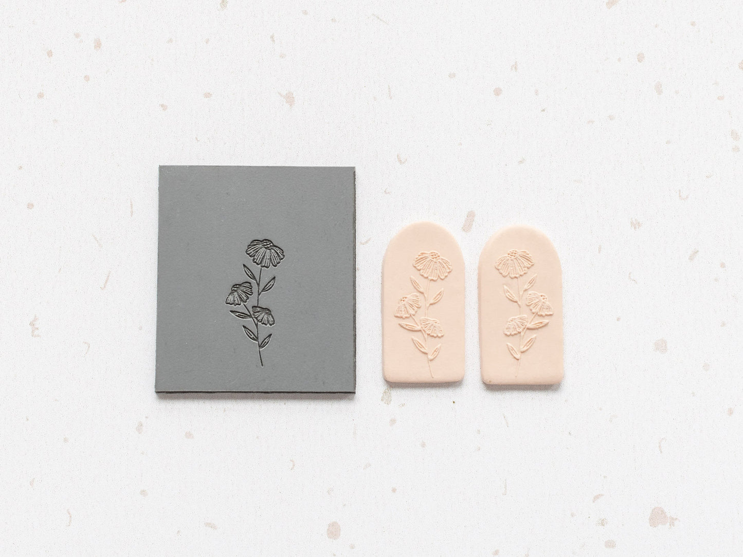 Flower Texture Mat for Polymer Clay, Daisy Flower