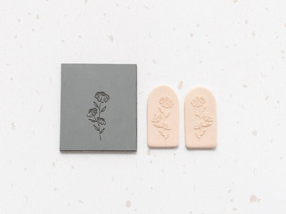 Flower Texture Mat for Polymer Clay, Daisy Flower