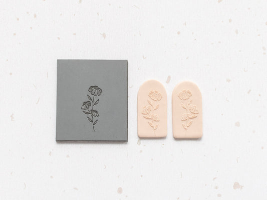 Flower Texture Mat for Polymer Clay, Daisy Flower