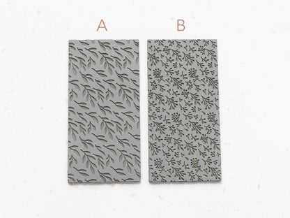 Foliage Pattern Texture Mat for Polymer Clay, Tree Branches and Leaves
